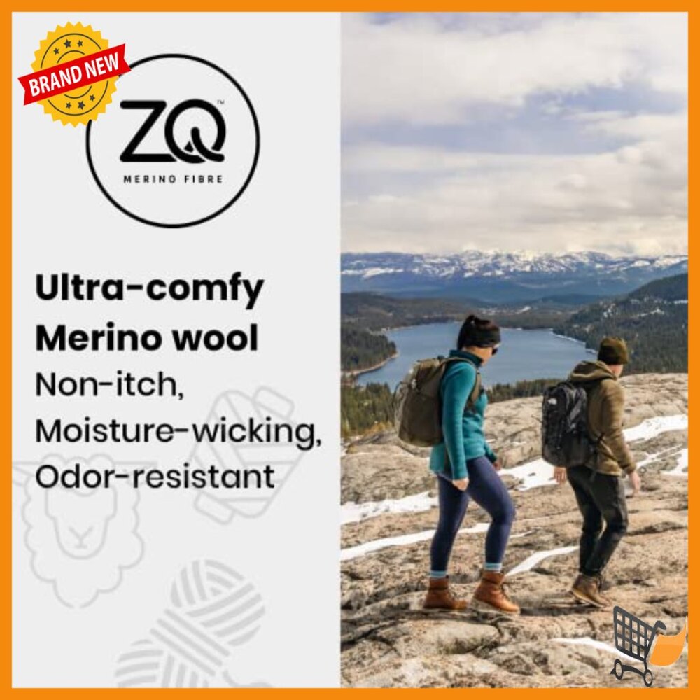 Large Merino Wool Base Layer Crew, Temperature Re… - image 6